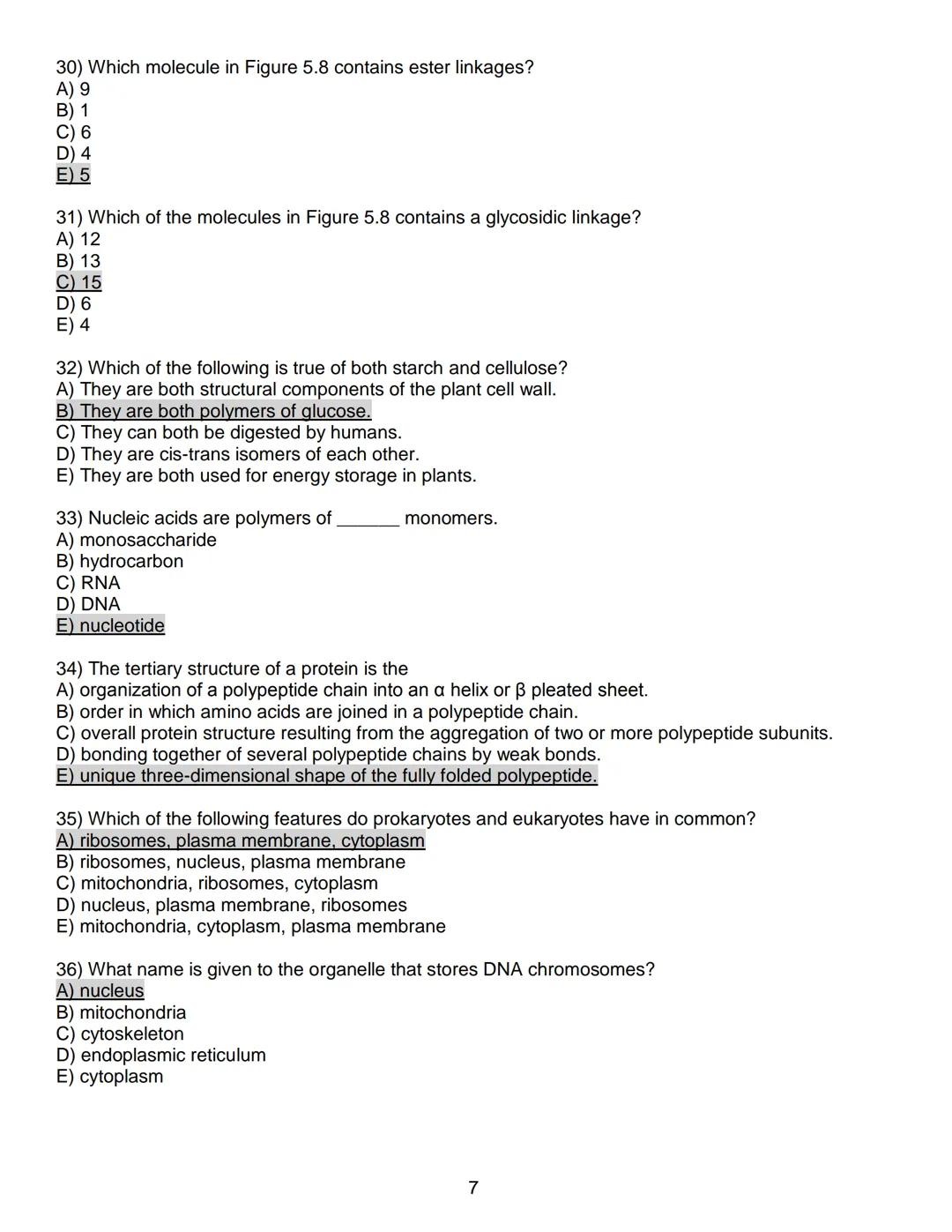 # Exam 1-Summer 2018
Biology 150 - General Biology I
150 Points Total

Use your scantron sheet for questions #1-50.

Multiple Choice - 2 poi