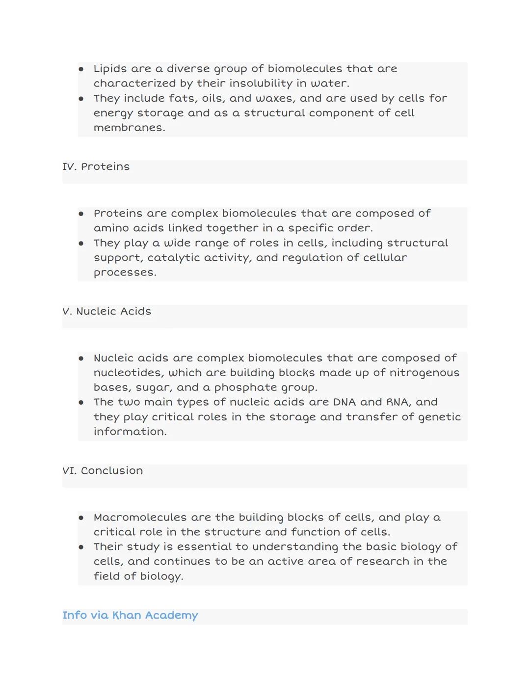# масготOLECULES NOTES

## Building Blocks of Life

Carbohydrate
(starch)

Lipid
(triacylglycerol)

Protein
(enzyme)

Nucleic acid
(DNA)

I.