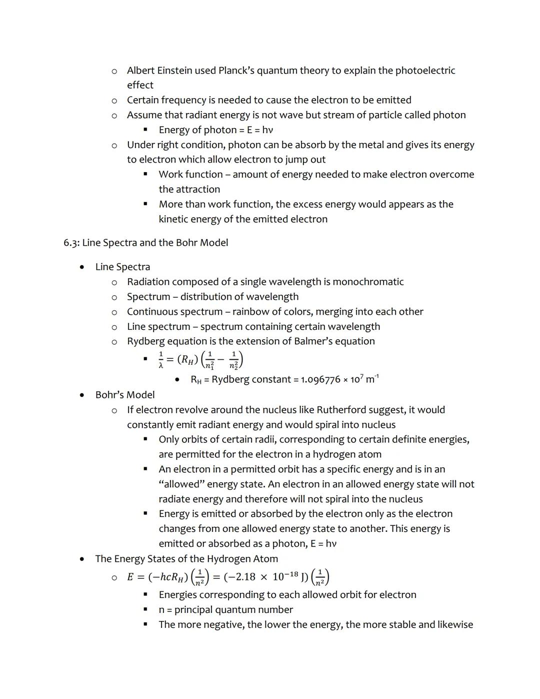 Chemistry: The Central Science

Chapter 6: Electronic Structure of Atoms

- Electronic structure - the number of electrons in an atom as wel