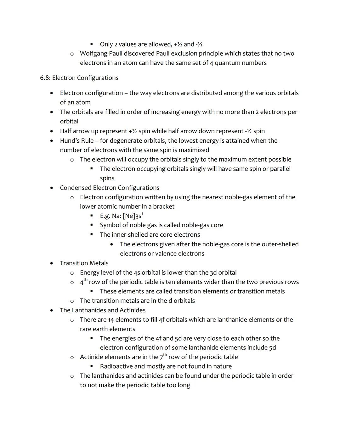 Chemistry: The Central Science

Chapter 6: Electronic Structure of Atoms

- Electronic structure - the number of electrons in an atom as wel