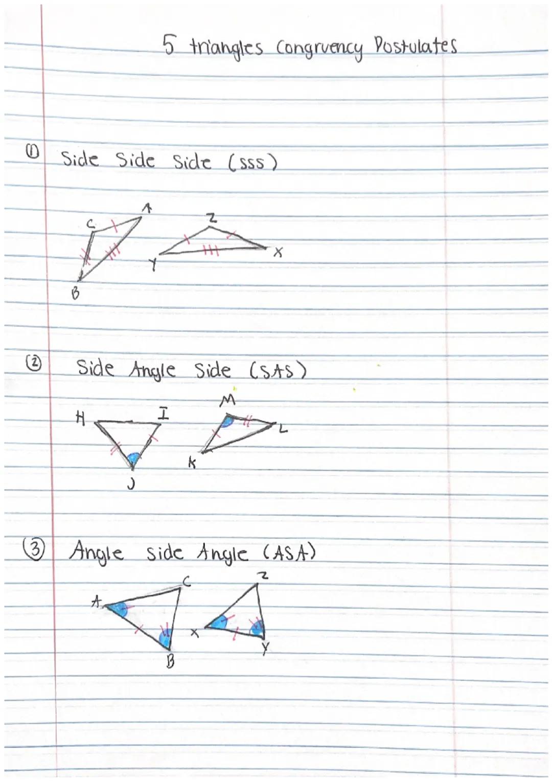 # 3.08 Triangle Congruence Included angle

• The angle formed by two sides.

ex) which angle is the included angle for
sides AB and BC

A. A