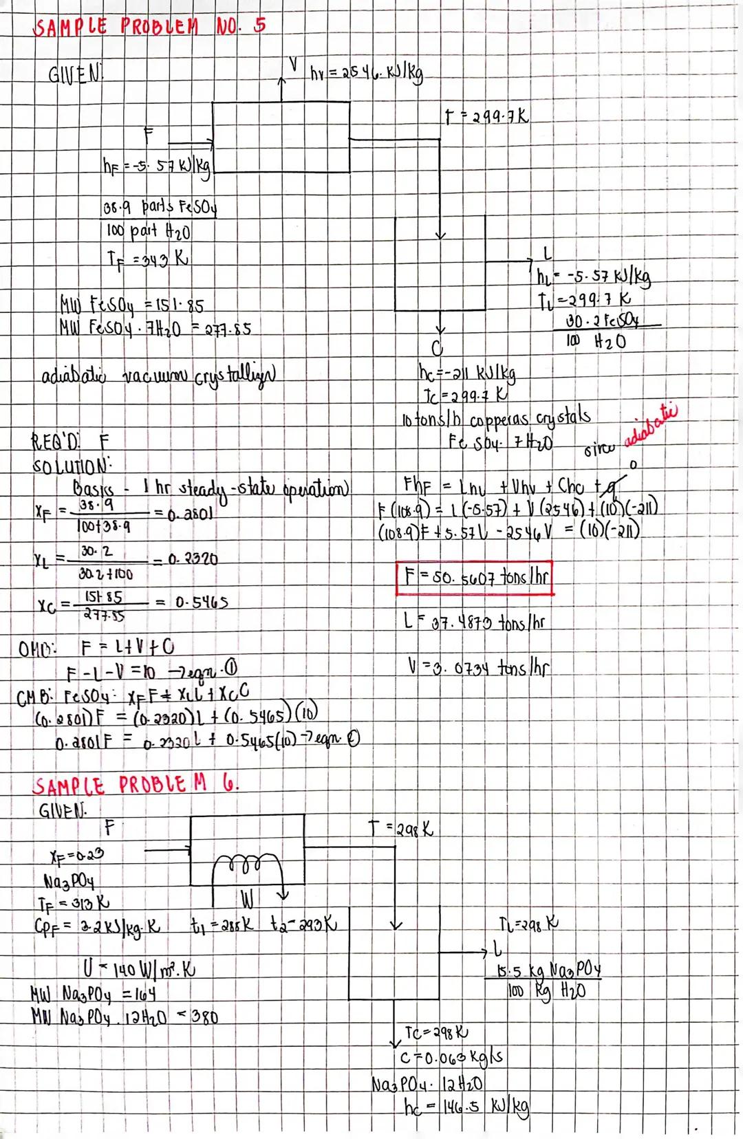 # Sample Problem

A. Solubility of soda ash at 30°C in gling water.
soda ash → sodium Carbonate, Na₂ CO₃. 10H₂0.

solubility = 38.8g/100g → 