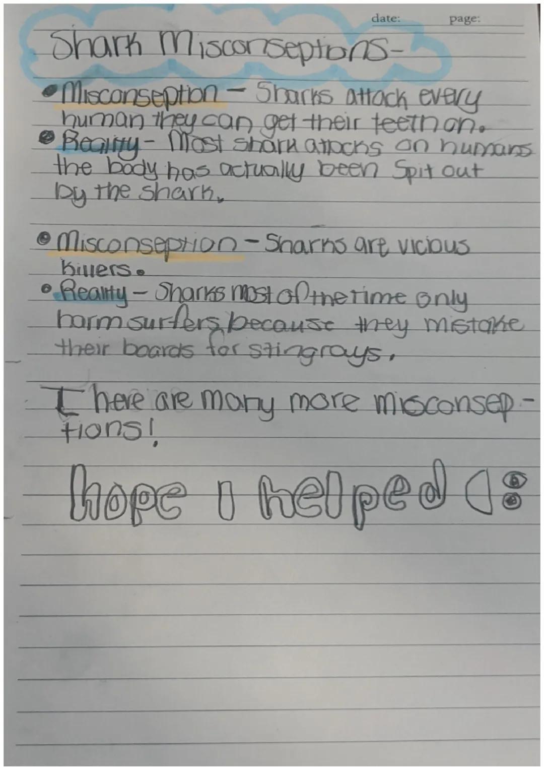 Marine Biology notes
date:
page:
Degrees needed - depending on on the type
of marine biologisty you would definately
need a Bachoterus degre