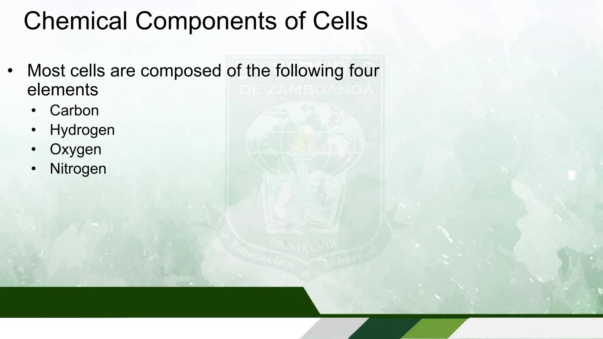 UNIVERSIDAD DE ZAMBOANGA
School of Allied Medicine
Department of Medical Technology
Human Anatomy and Physiology
With Pathophysiology
Cells 