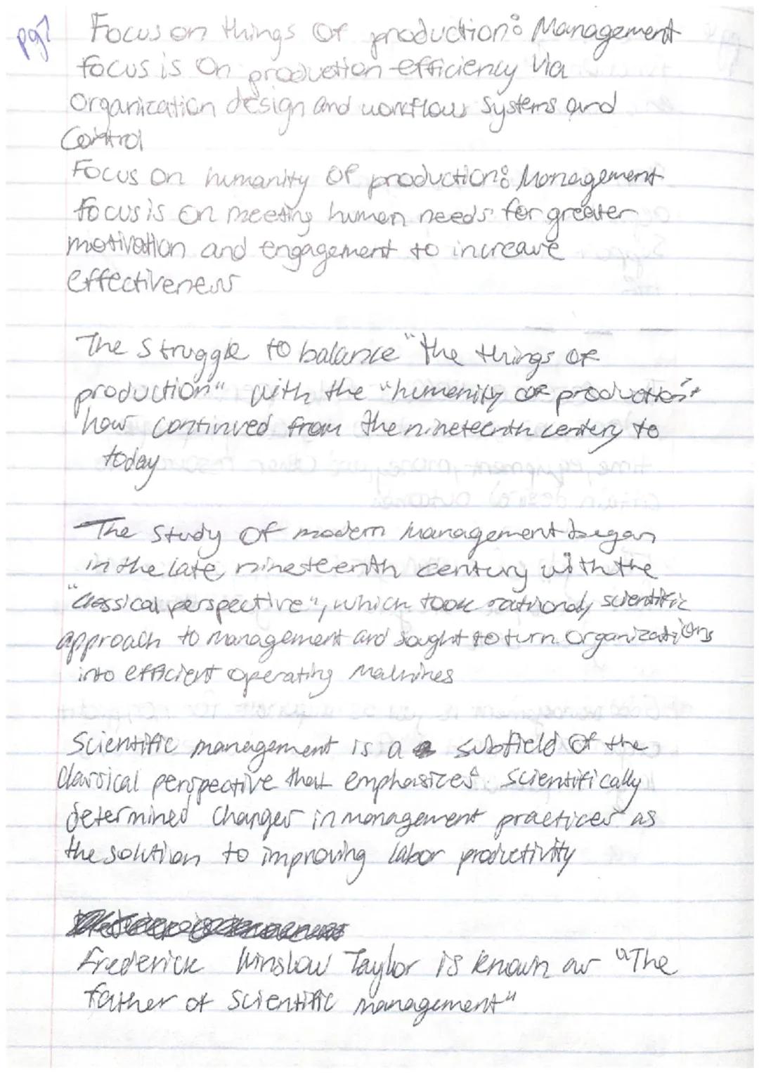 pg 1

Principles
OF
Management
Notes pg2 The four key management activities Or Four
Step process in management is:
Planning, organizing, lea