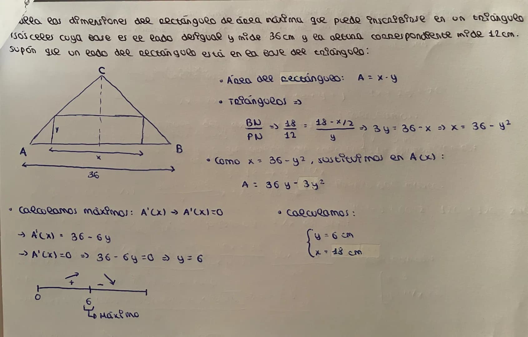 MATEMÁTICAS 1º BACH CCNN
HOJA 16

1.- Halla dos números que sumados den 20 y cuyo producto sea máximo.

2.- Halla dos números tales que el c
