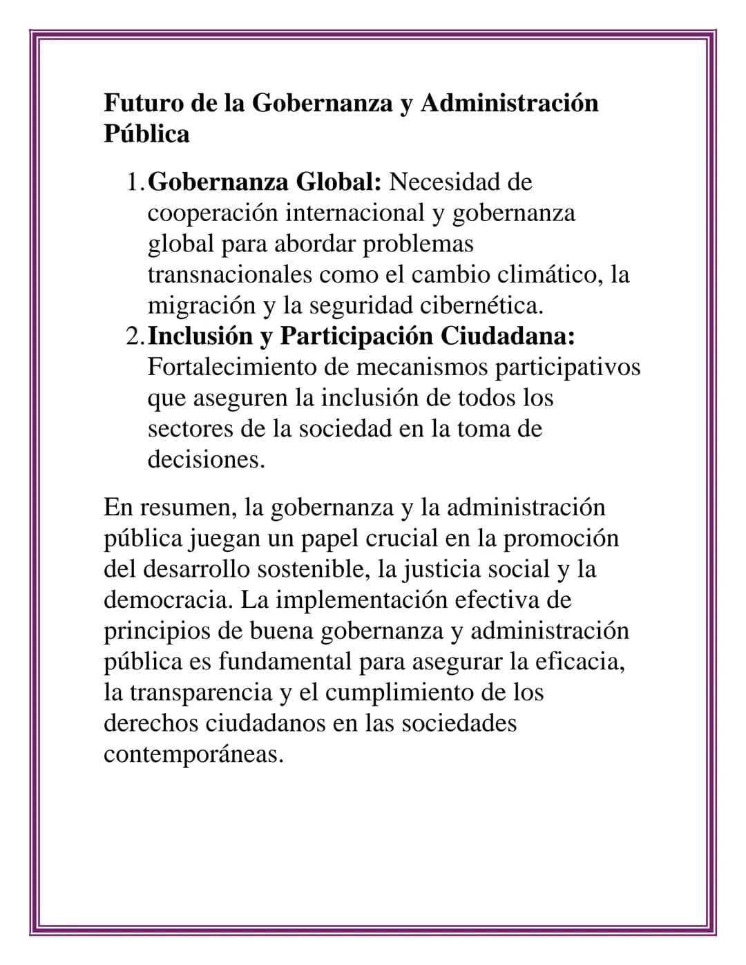 # GOBERNANZA Y
# ADMINISTRACIÓN
## PÚBLICA

La gobernanza y la administración pública son
conceptos fundamentales para entender cómo se
orga