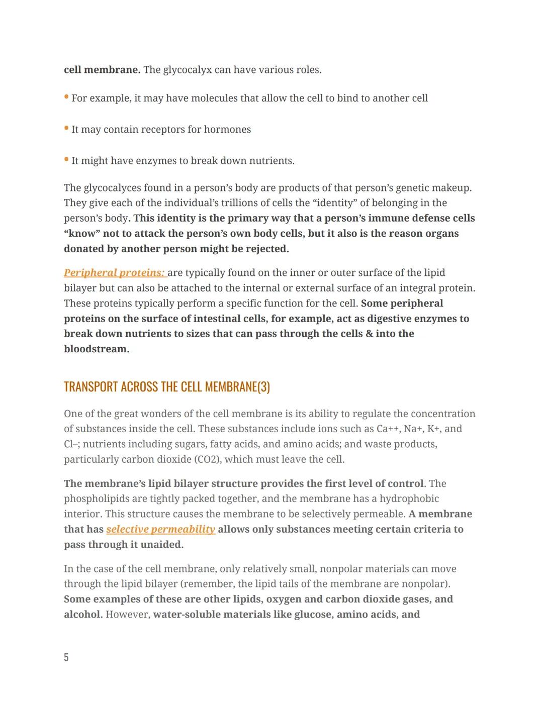 # Chapter 3.1 Anatomy Notes

Anatomy & Physiology

Chapter 3 The Cellular Level Of Organization

STRUCTURE & COMPOSITION OF THE CELL MEMBRAN