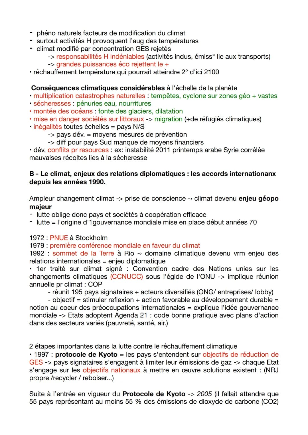 Environnement: Ensemble des conditions naturelles dans un écosystème donné,
impactées par les actions des sociétés humaines

**EXPLOITER, PR