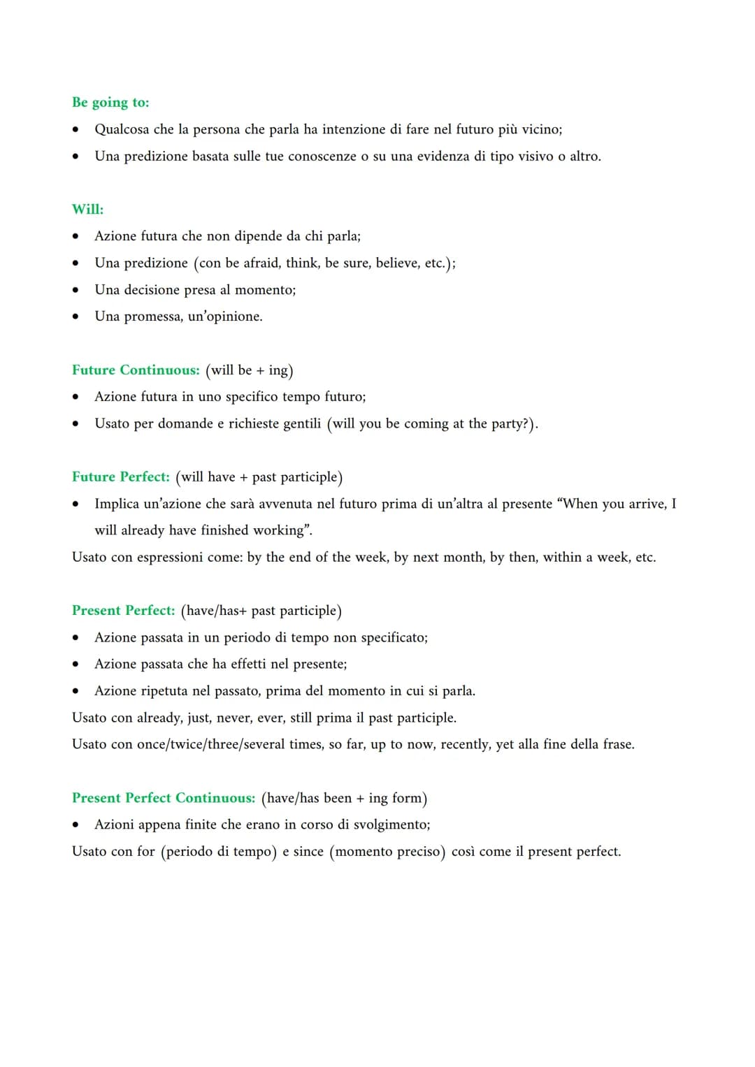 # PHRASAL VERBS

*   GET ON - salire;
*   GET ON WITH - continuare con;
*   GET BACK - tornare indietro;
*   GET ABOUT - capire;
*   GET ACR