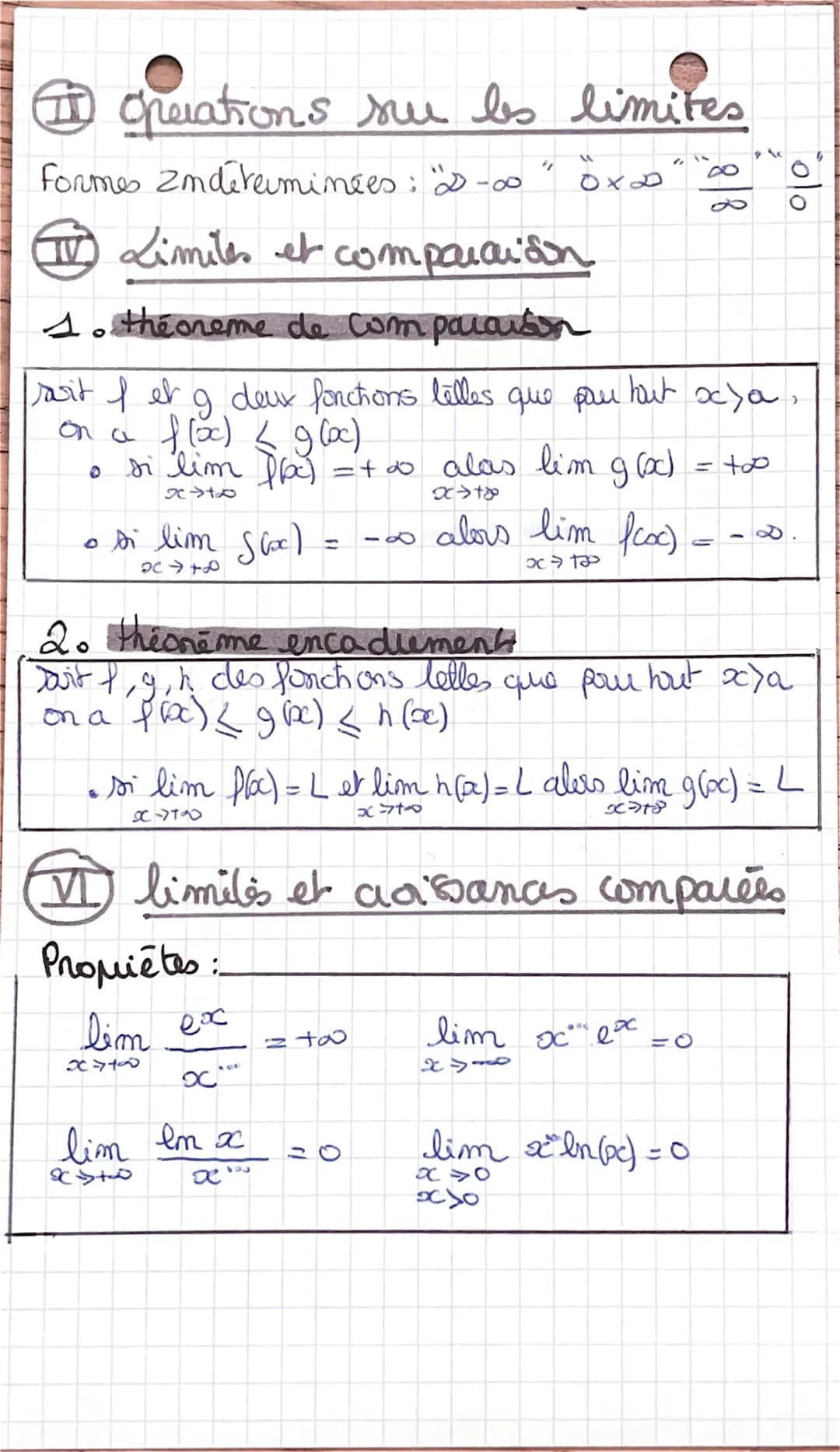 # Limites

① dimite d'une fonction à l'infimi

1.  limite finie à l'infini

La droite d'équation y = L est asymptote,
horizombate à la coveb