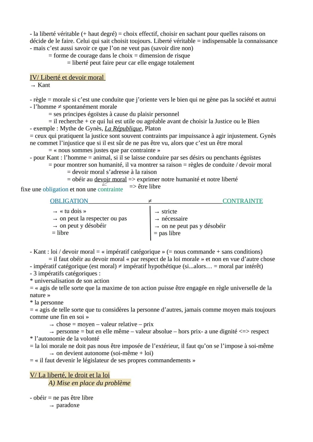# LA LIBERTÉ

→ le droit

→ le devoir

... la philosophie politique

Introduire avec des exemples :

* l'Âne de Buridan (philosophe du XIIe)