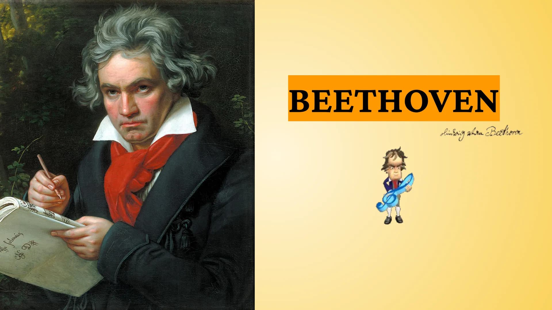 ### BEETHOVEN

*   Ludwig van Beethoven

*   Messe Solennis
*   Kyrie D# # LA VITA

1770 Bonn – Germania

1784 Organista stipendiato

1787 S