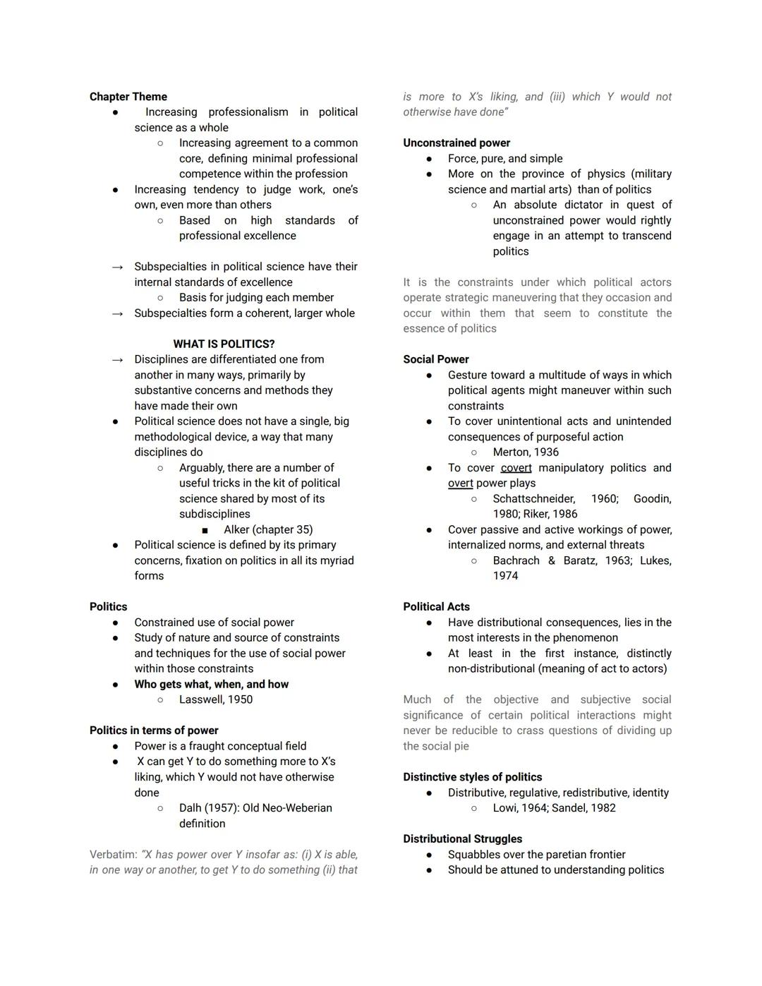 POL3211: POLITICAL SCIENCE AS A PROFESSION
ROBERT E. GOODIN & HANS-DIETER KLINGEMANN: A NEW HANDBOOK OF POLITICAL SCIENCE (1996)
Assoc. Prof