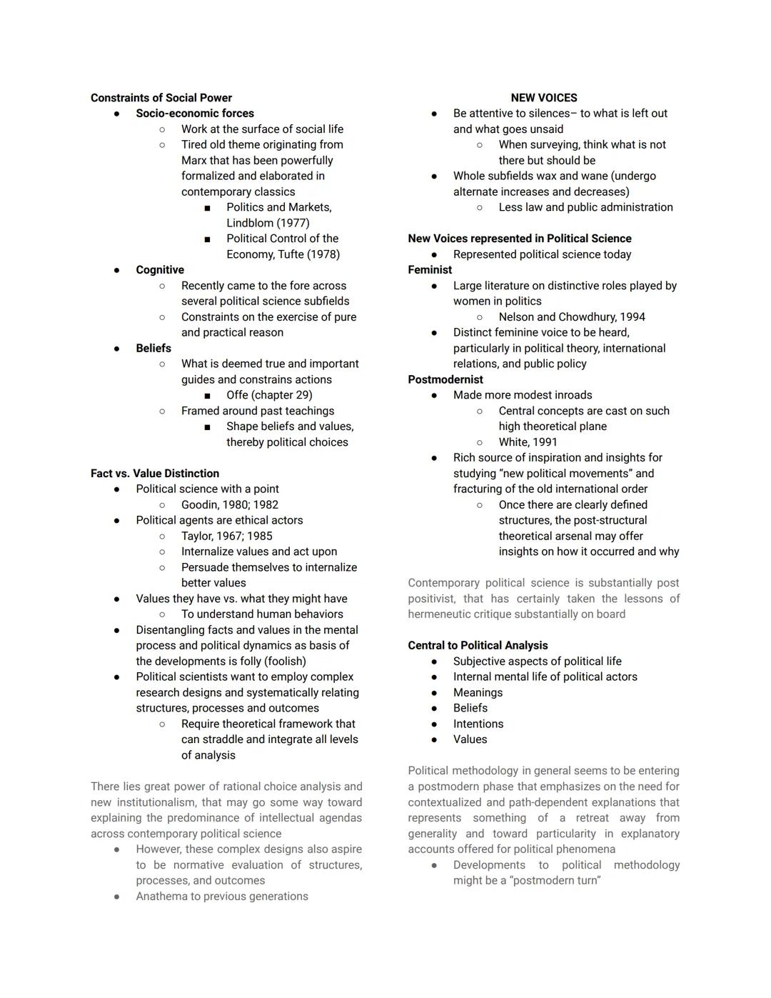 POL3211: POLITICAL SCIENCE AS A PROFESSION
ROBERT E. GOODIN & HANS-DIETER KLINGEMANN: A NEW HANDBOOK OF POLITICAL SCIENCE (1996)
Assoc. Prof