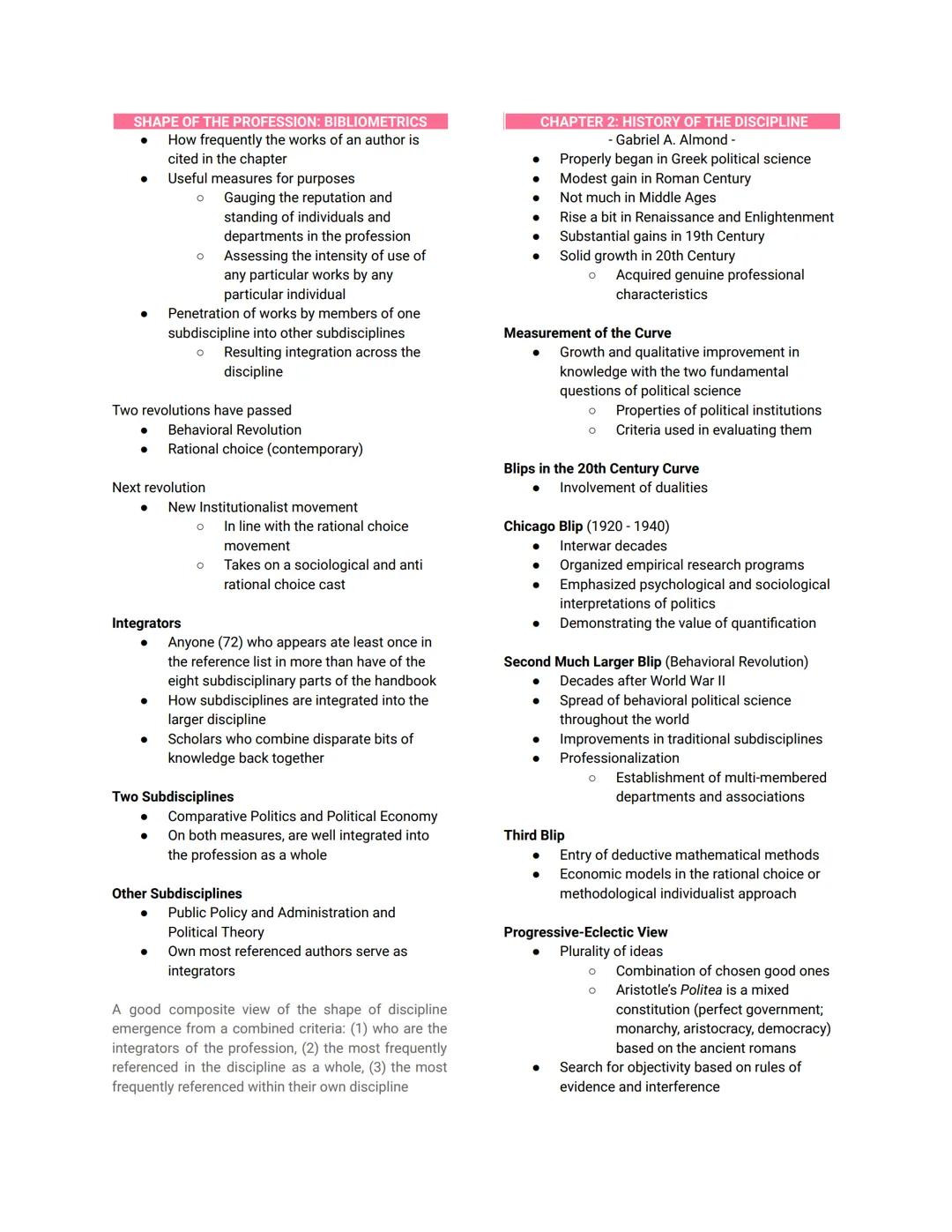 POL3211: POLITICAL SCIENCE AS A PROFESSION
ROBERT E. GOODIN & HANS-DIETER KLINGEMANN: A NEW HANDBOOK OF POLITICAL SCIENCE (1996)
Assoc. Prof