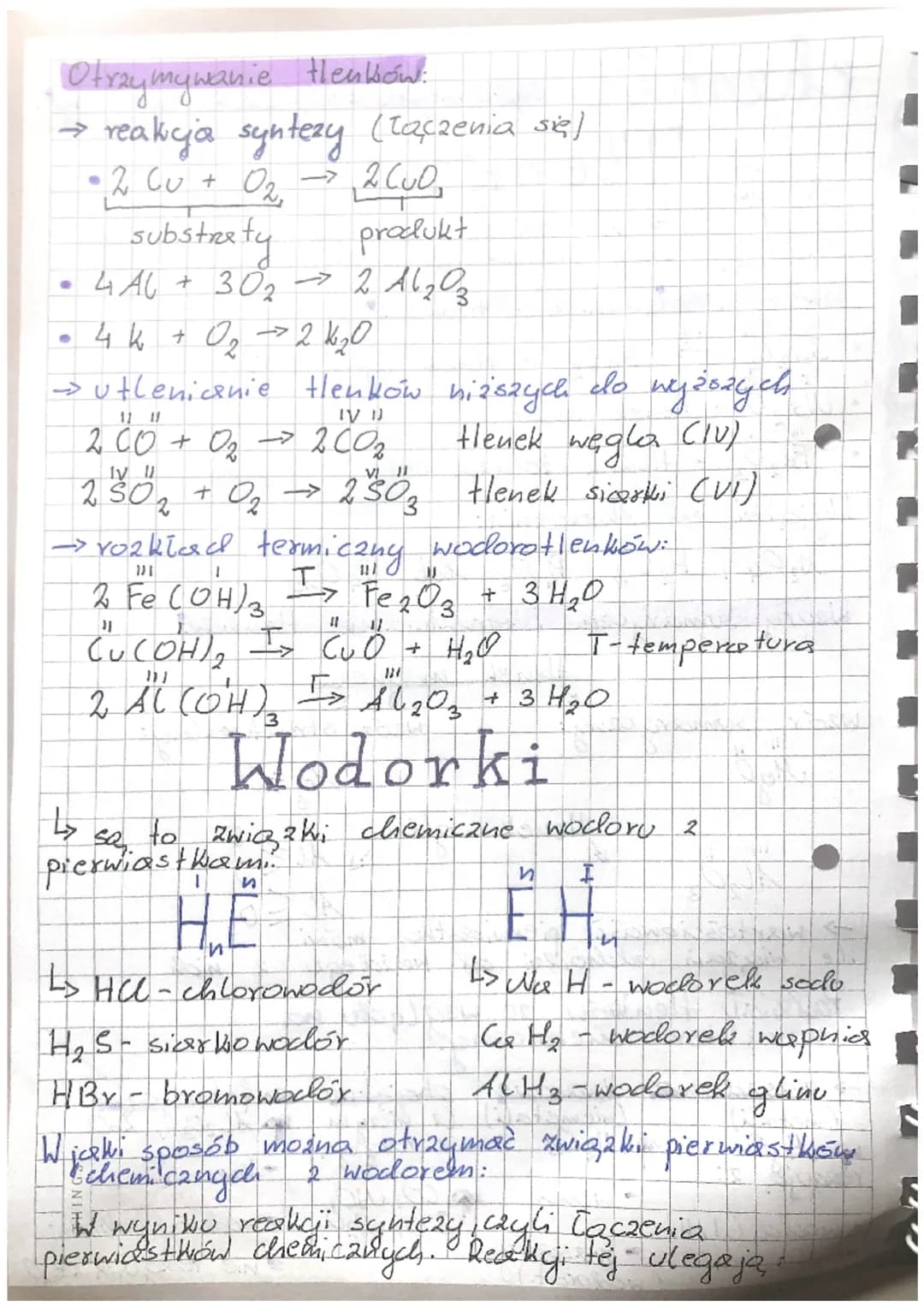 # chemia Systematykas zwia, 2 ków wieorganicangch

QⅡ
X₂Oa

2

Weory

Tlenki

> to zwiczaki xbudowane z tlenu
oraz pierwiastkia chemicznego.