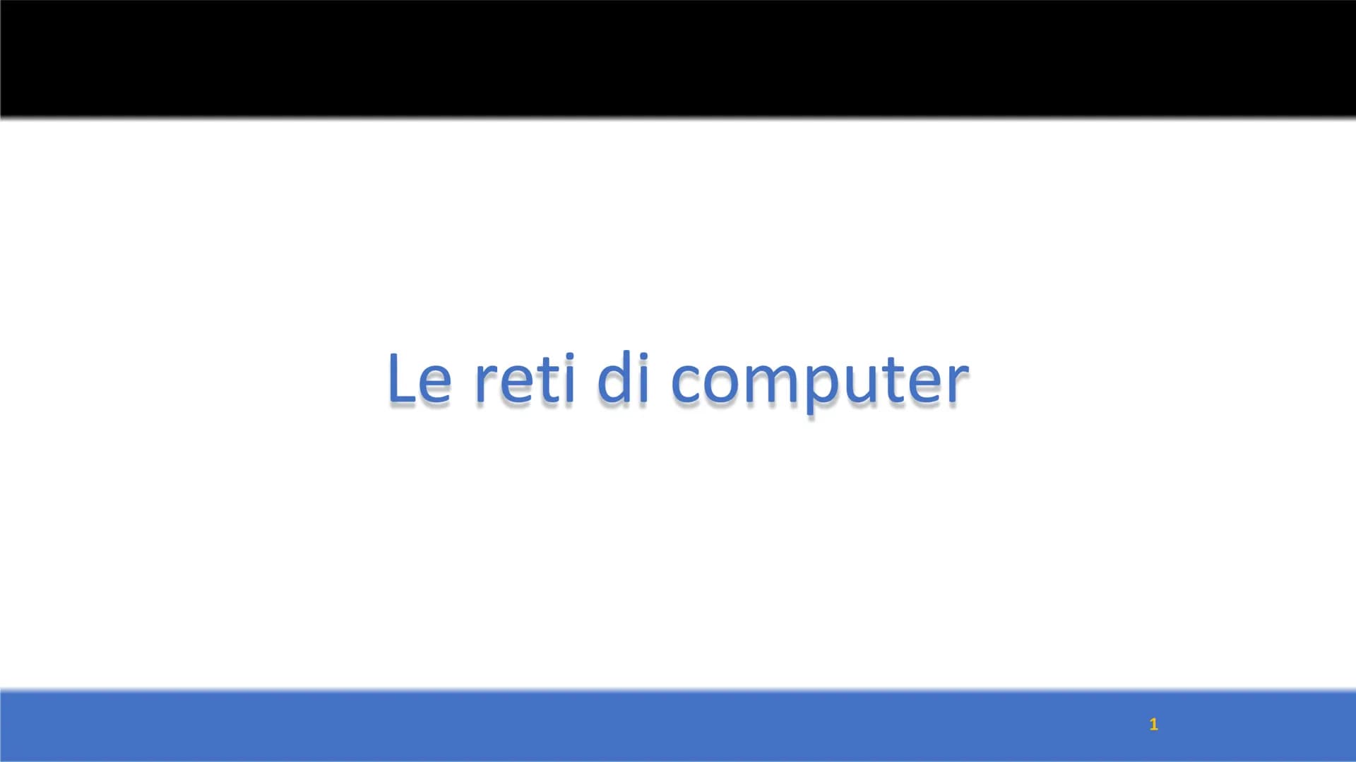 # Le reti di computer

1 # Introduzione

DEFINIZIONE
Una rete di computer è un insieme di sistemi di elaborazione AUTONOMI, CONNESSI mediant
