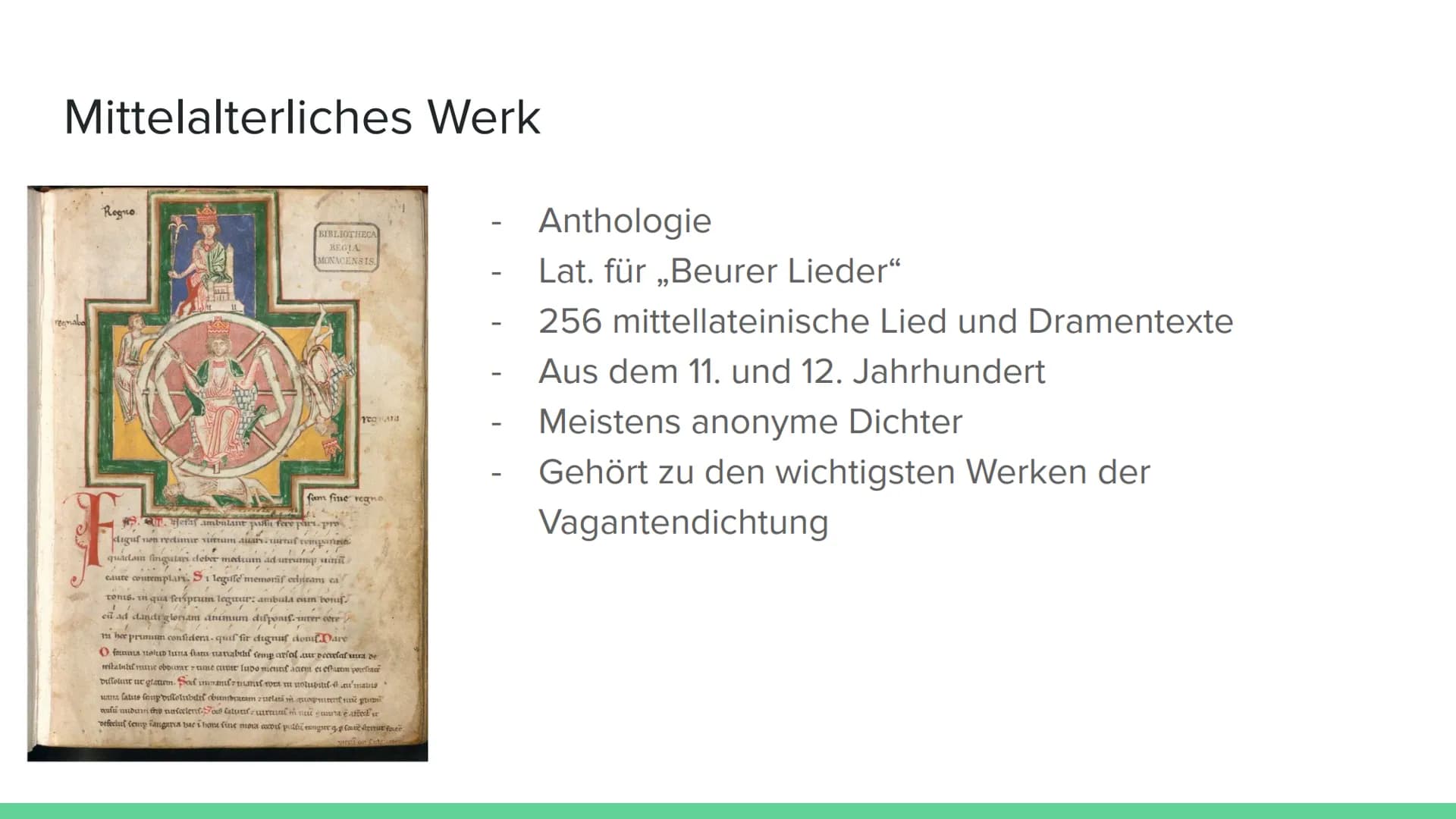 # Die besondere Stellung von
Carmina Burana im Leben und
Werk Carl Orff's

Von # Gliederung

1. Carl Orff
   - Leben
   - Hörbeispiel: cour 