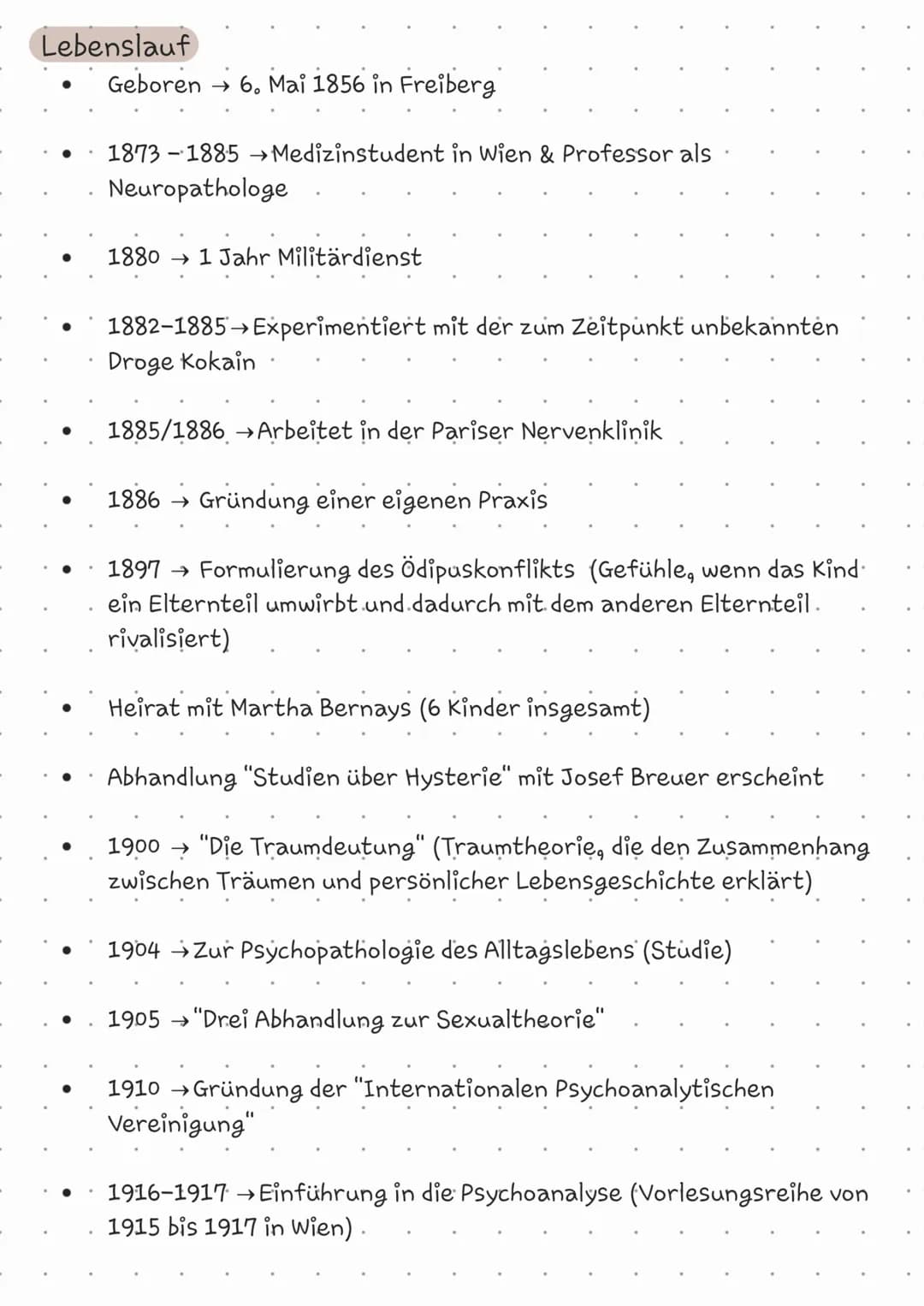 Lebenslauf

• Geboren→ 6. Mai 1856 in Freiberg

• 1873-1885 → Medizinstudent in Wien & Professor als Neuropathologe

• 1880 → 1 Jahr Militär