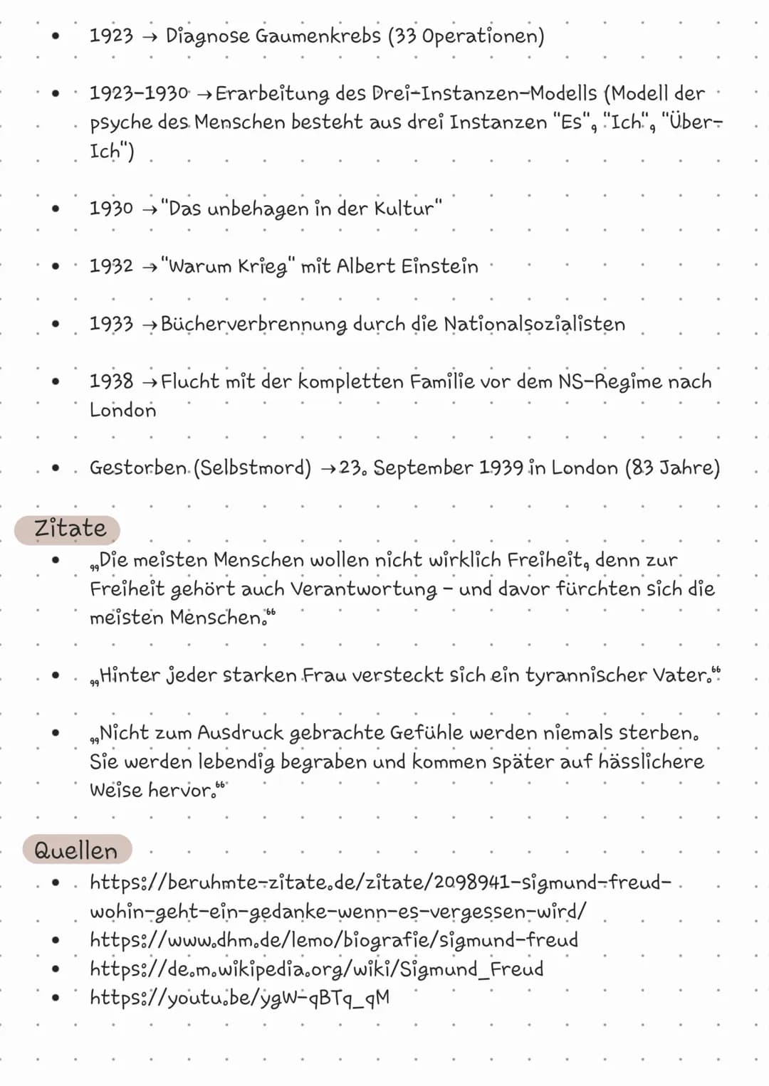 Lebenslauf

• Geboren→ 6. Mai 1856 in Freiberg

• 1873-1885 → Medizinstudent in Wien & Professor als Neuropathologe

• 1880 → 1 Jahr Militär