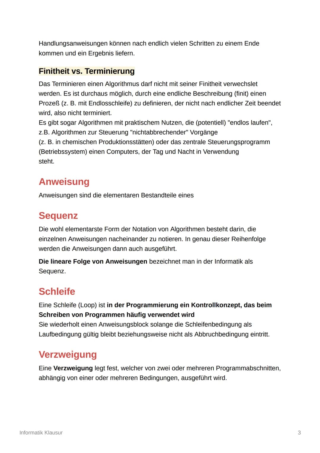 # Informatik Klausur

* Thema Algorithmen, Scratch, Kodierung, Verschlüsselung
* Datum @December 2, 2022
* Status Nicht geschrieben

# Algor