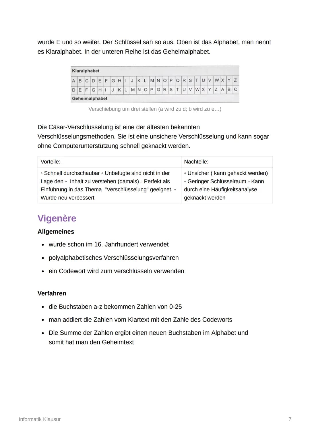 # Informatik Klausur

* Thema Algorithmen, Scratch, Kodierung, Verschlüsselung
* Datum @December 2, 2022
* Status Nicht geschrieben

# Algor