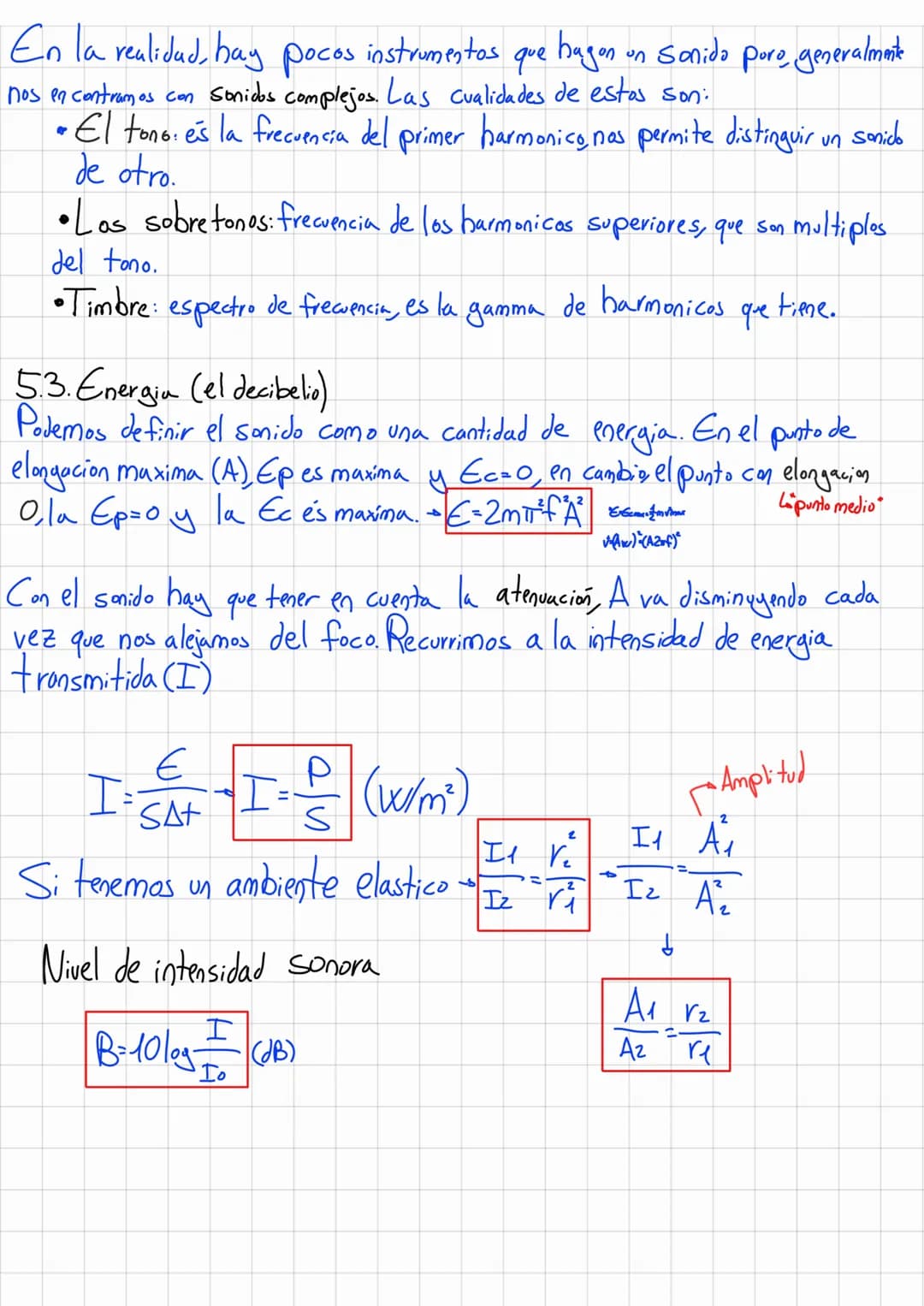 Movimiento armonico simple (M.A.S)
La ecuacion mas importante es la ecuacion general MAS

elongacion
$y(t)=Asin (W++\varphi)$
fase inicial


