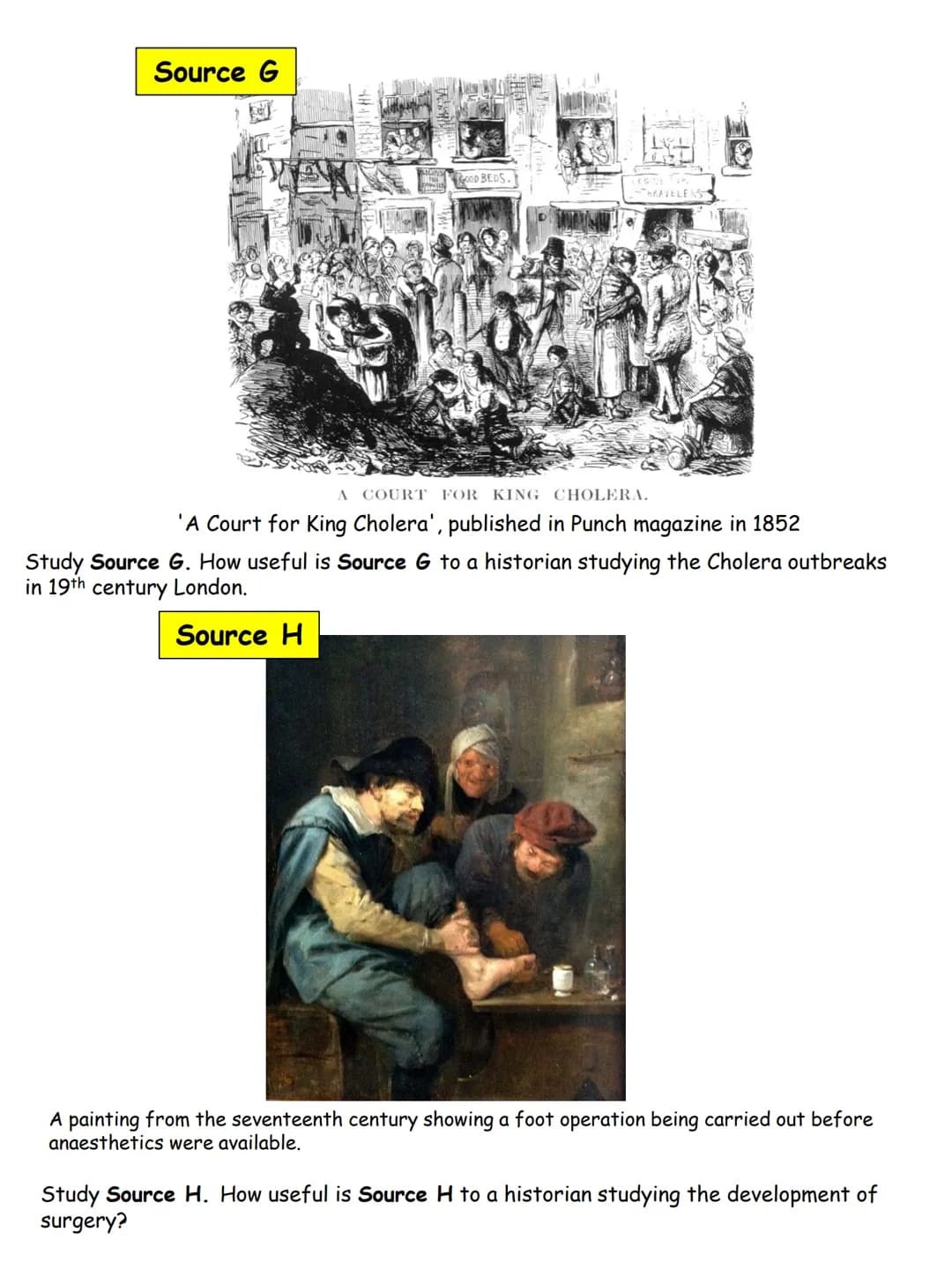 911

Name:

Health and the People
sample questions.

FLEGMAT
SANGVIN
X
PAELANG
COLERIC
VeDoctor Schma

GCSE AQA # Q1 Source questions (8 Mar
