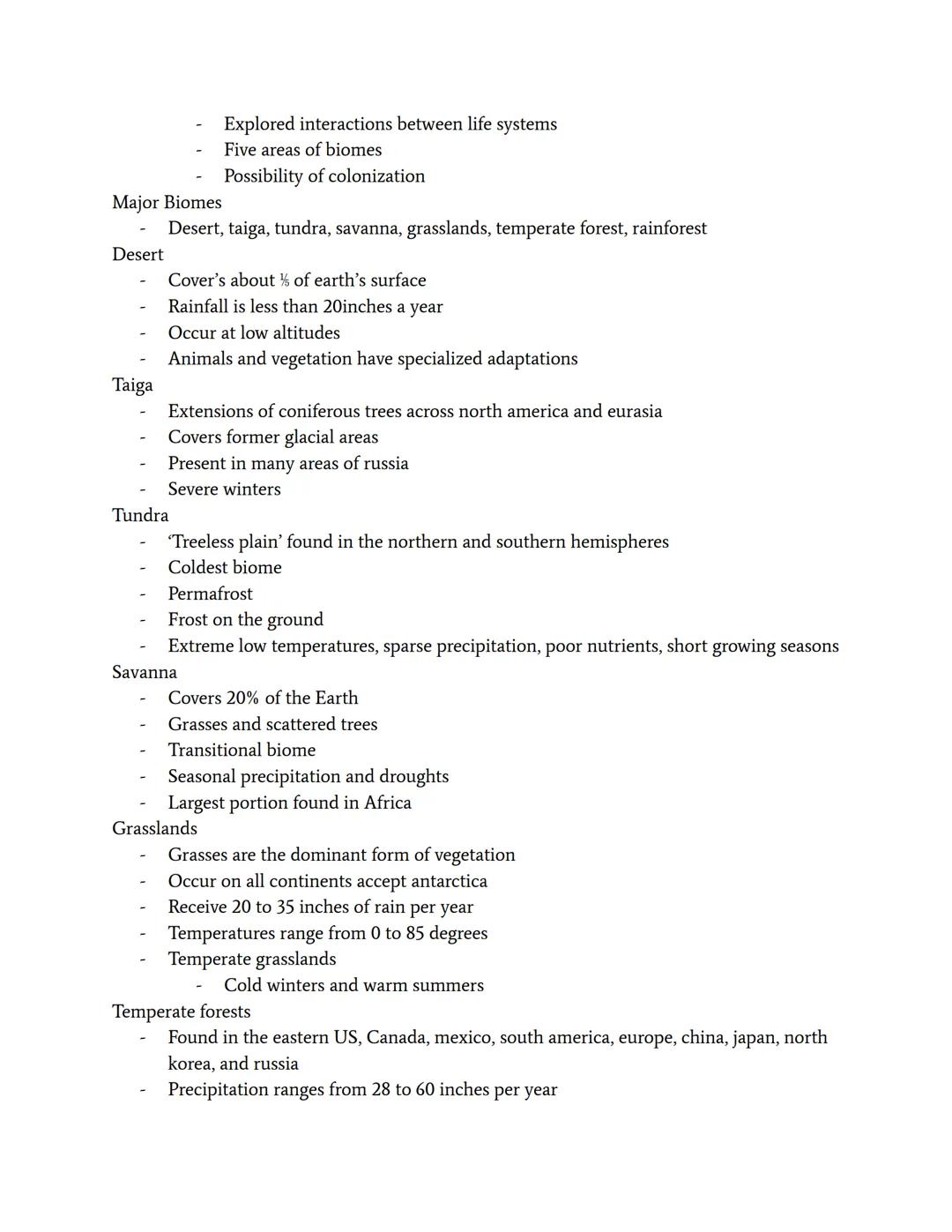 # Ecology 101
Species- a group of interbreeding organisms that do not ordinarily breed with members of
other groups
Adaptation- specialized 