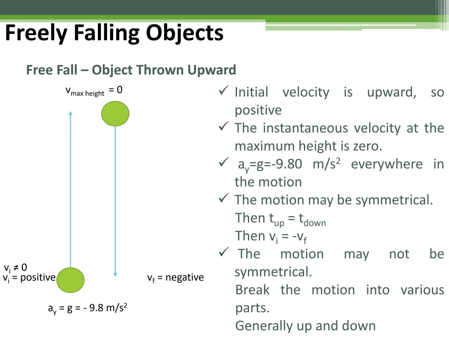 # General Physics 1

Free-falling Objects # Freely Falling Objects

Activity
Free Fall Demo # Freely Falling Objects

A freely falling objec