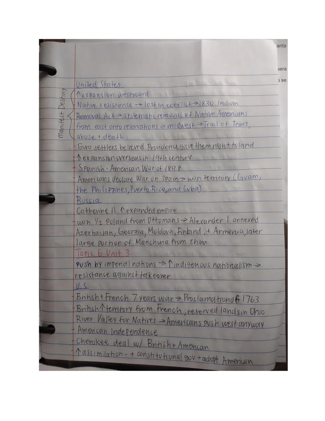 Unit 6 Topic 1
- 1750-1900
- ↑ wave of imperialism/empire building
- 3 main reasons wellture, nationalism, economics
- beliet of mainly Euro