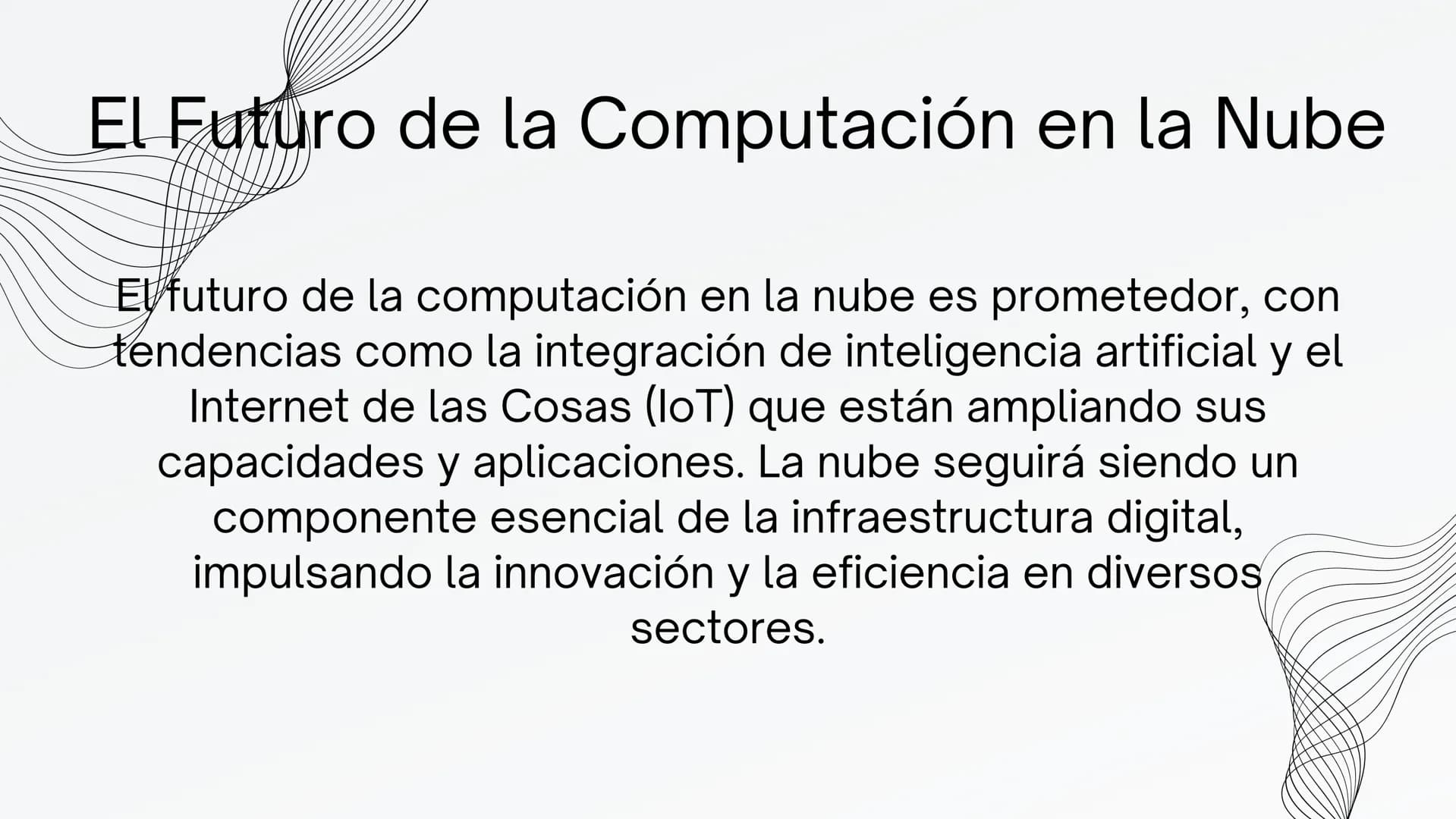 COMPUTACIÓN
EN
LA NUBE # ¿Qué es la Computación en la Nube?

La computación en la nube es el acceso a demanda a
recursos informáticos como s