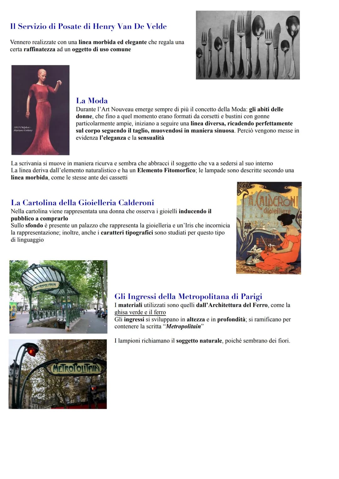 # L'Art Nouveau

Tra la fine del 1800 e gli inizi del 1900 ci fu un grande crisi, in cui iniziarono ad emergere:
- l'entusiasmo per lo svilu