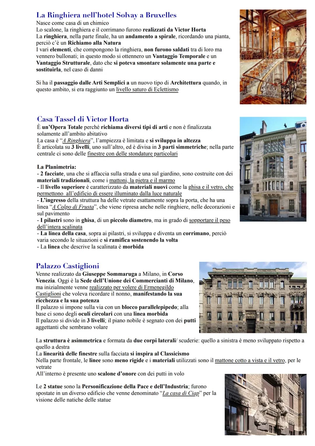 # L'Art Nouveau

Tra la fine del 1800 e gli inizi del 1900 ci fu un grande crisi, in cui iniziarono ad emergere:
- l'entusiasmo per lo svilu