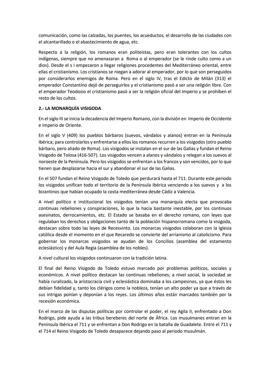 # MINITEMA 2

LA HISPANIA ROMANA Y LA MONARQUÍA VISIGODA

1.- LA HISPANIA ROMΑΝΑ

En el 218 a C los romanos desembarcaron en Ampurias en el 