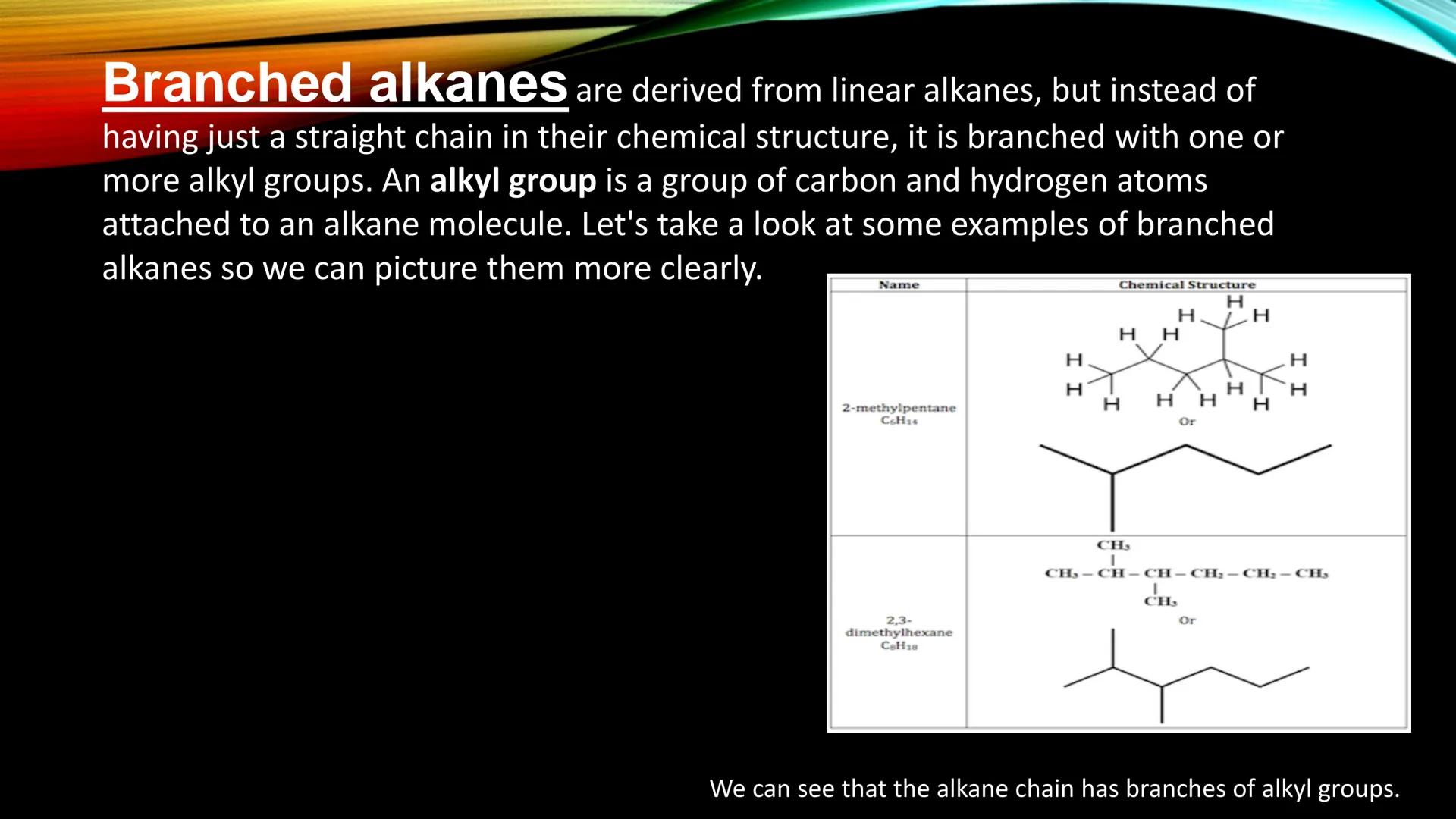 # ALKANES A Hydrocarbon is an organic compound made of nothing more than carbons and hydrogens.
It is possible for double or triple bonds to