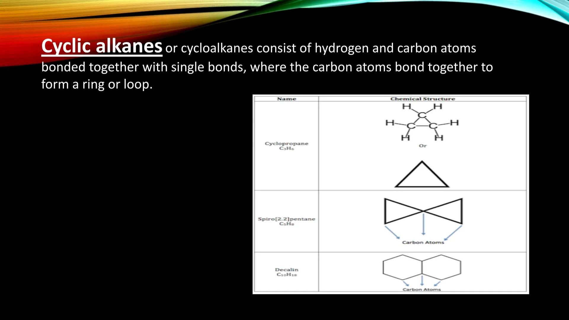# ALKANES A Hydrocarbon is an organic compound made of nothing more than carbons and hydrogens.
It is possible for double or triple bonds to