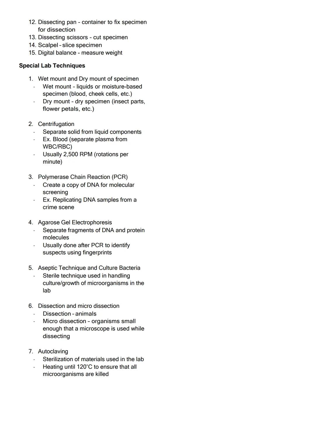 Branches of Biology

1.  Anatomy-organ structure
2.  Cytology/Cell biology - cell processes,
parts, and functions
3.  Botany - plants
4.  Zo