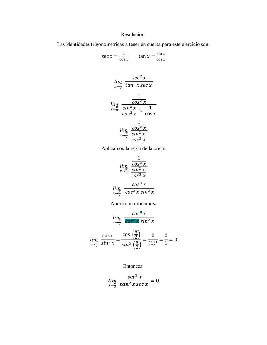 Desarrollo de los ejercicios

Graficar en GeoGebra la siguiente función a trozos, y de acuerdo con ella determinar los límites laterales
dad