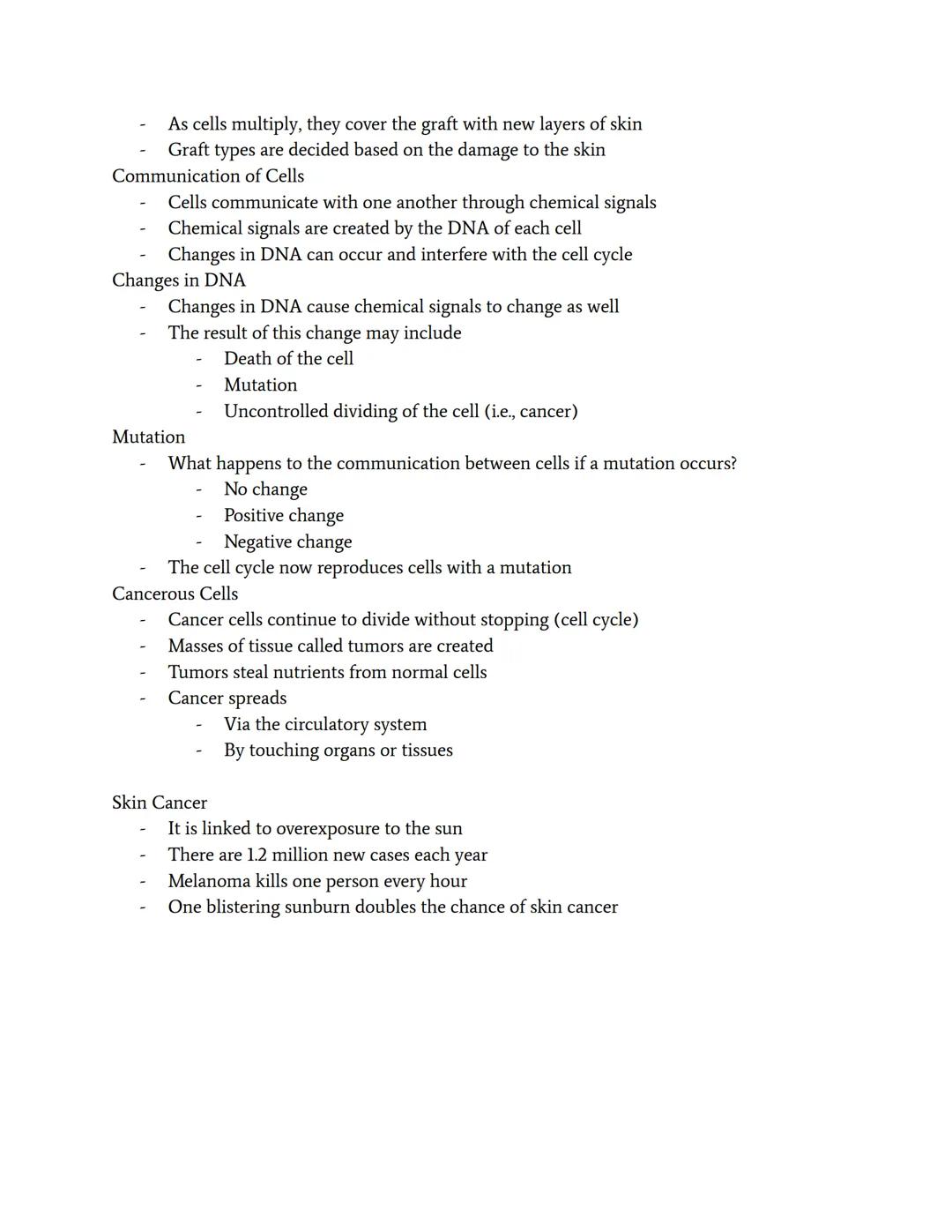 # Cell Cycle
Cell Cycle
- The process of growth and division of a cell in a specific sequence or order
  - Interphase- Phases G1, S, G2
    