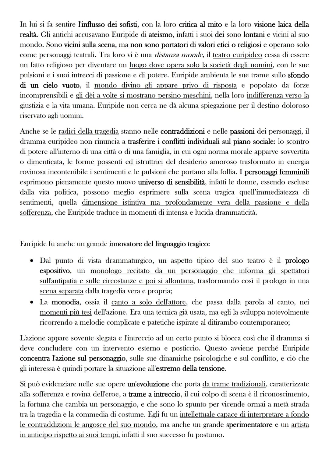 # EURIPIDE

Nasce a Salamina nel 480 a.C., ricevette un'educazione di alto livello, in quanto cresciuto in
una famiglia agiata. Si sa poco d