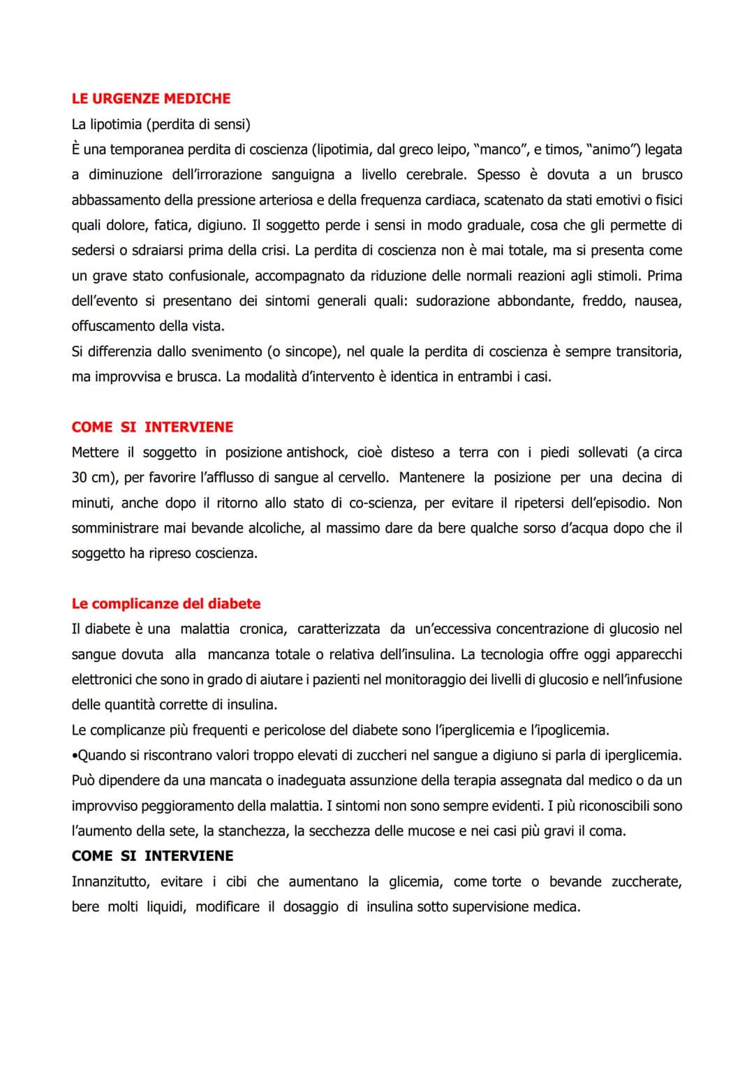 # Primo soccorso: interventi nelle emergenze e nelle urgenze

Il primo soccorso si propone di perseguire tre obiettivi fondamentali:
1. pres