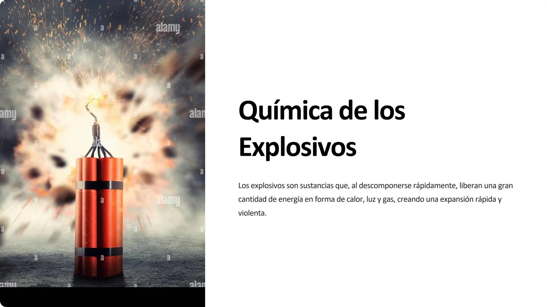 a

amy

a

a

amil

a

a

a

a

a

a

a

alamy

a

a

alamy

a

a
alan

a

a
alan

Química de los
Explosivos

Los explosivos son sustancias 