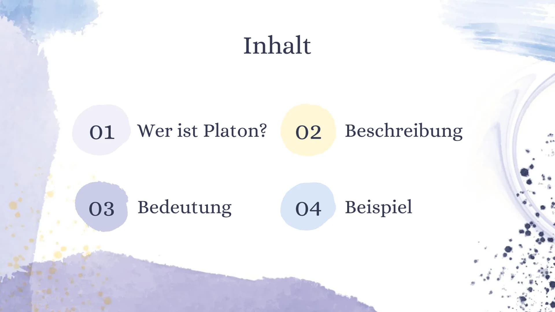 # Das Höhlengleichnis

PL EF SX # Einleitung

Sokrates Schüler, Platon, fragte
nach dem Ding selbst, er suchte
den Ursprung der Dinge, die I