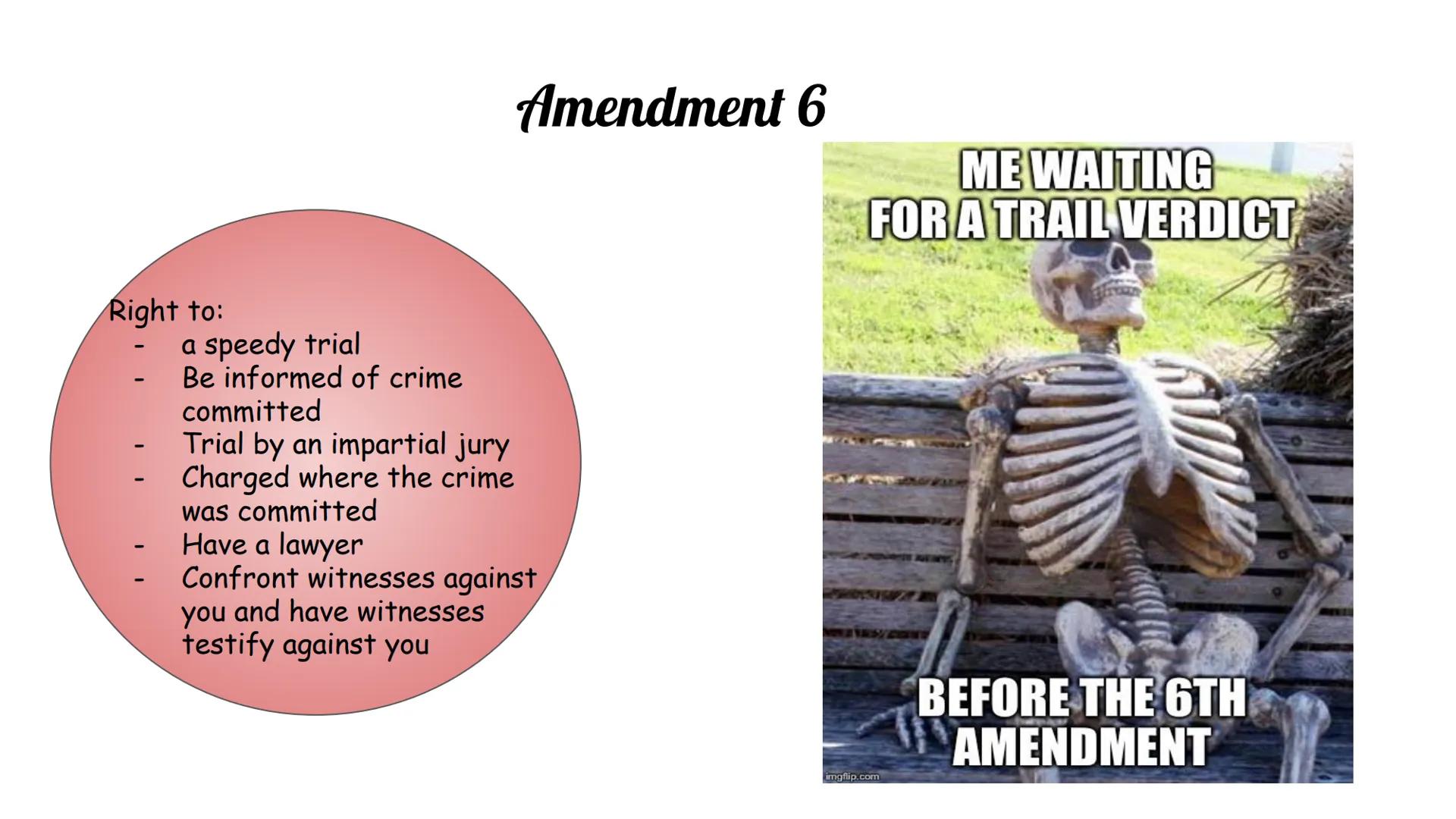 Understanding the Bill of
Rights: Meme Project

Layla Guthrie #13
AP Gov Section J
Due Date: October 4, 2019 # Amendment 1

- Freedom of rel