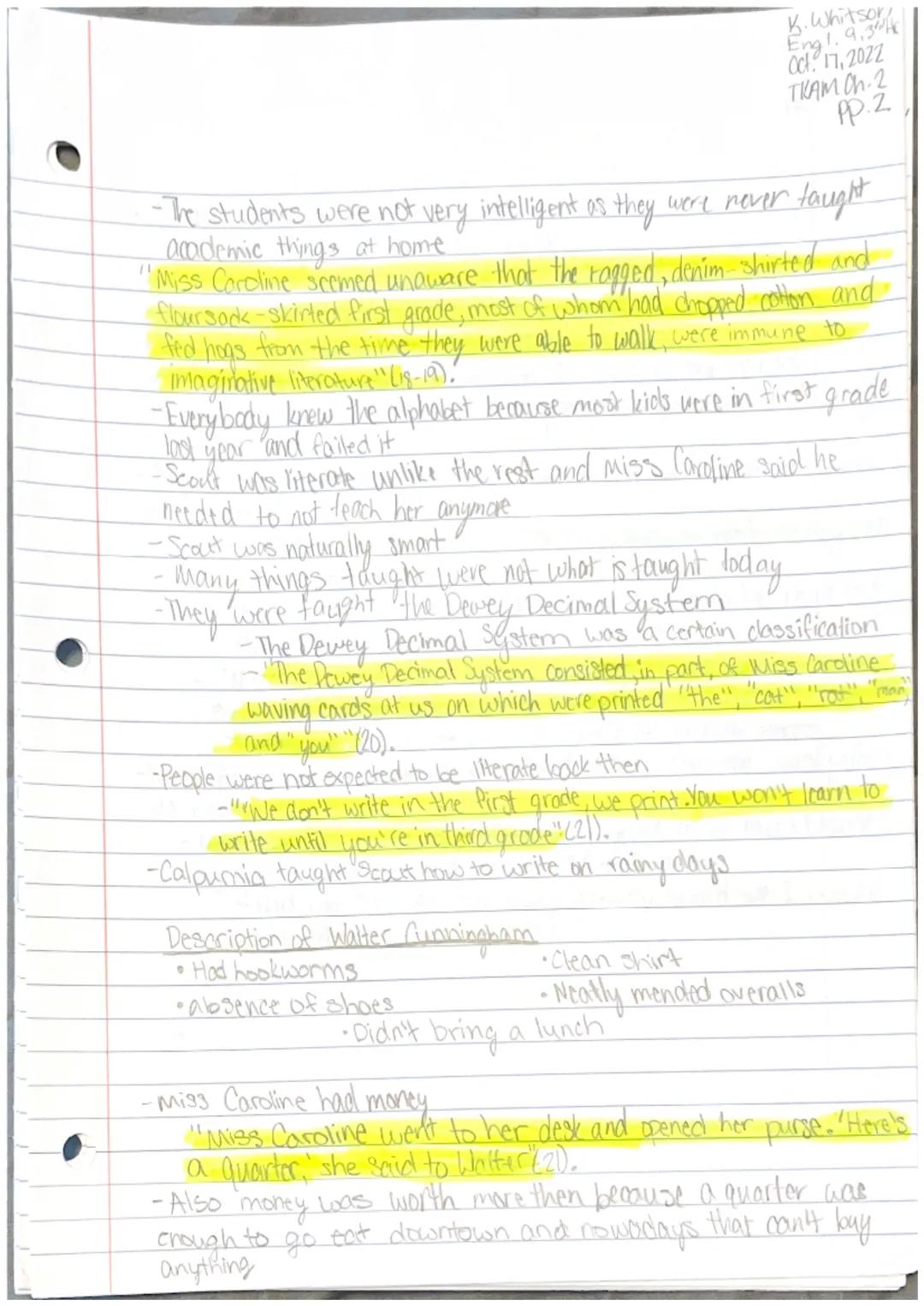 
<p>In the first chapter of "To Kill a Mockingbird," the story is narrated by Scout, an adult who is looking back on her childhood. The nove
