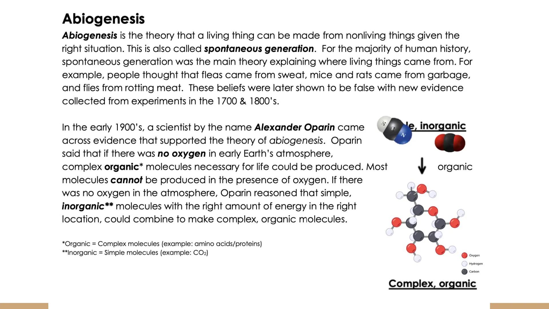 Origins of Life

Unit 2 Day 4 # Review Theories

| Origin of Life Theory | Definition - Fill in the blanks below using the reading | Scienti