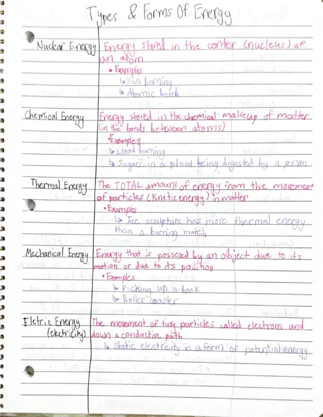 # Types & Forms Of Energy

Nuclear Enagy Energy stored in the conter (nucleus) of
an atom
*   Examples
    *   sun burning
    *   Atomic bo
