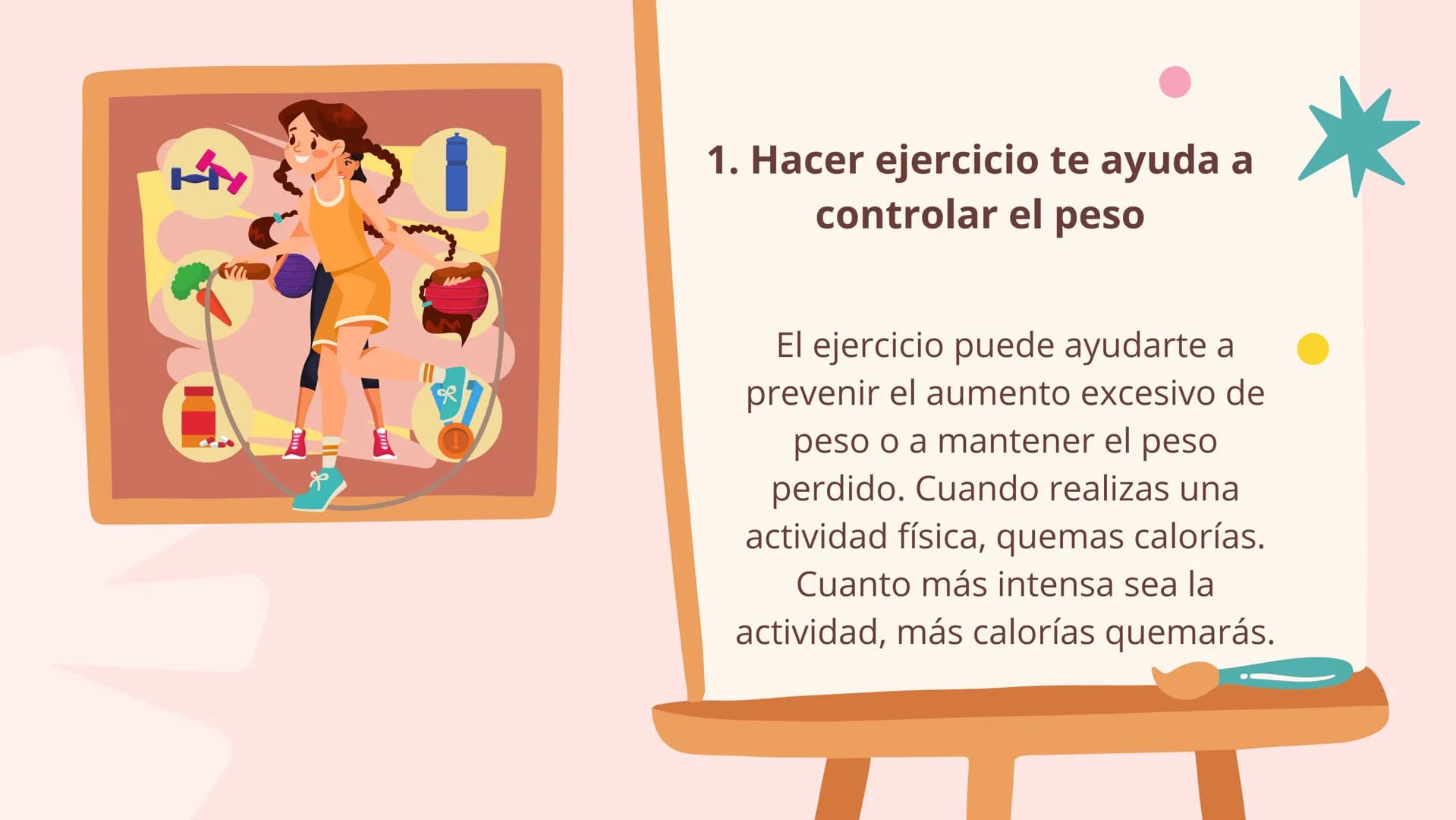 # EFECTOS DEL
# DEPORTE EN EL
# SER HUMANO.

Grado: 10° ¿QUÉ LE PASA A
NUESTRO CUERPO
CUANDO HACEMOS
EJERCICIO. 1

1. Hacer ejercicio te ayu